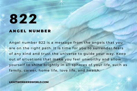 822 Angel Number Meaning